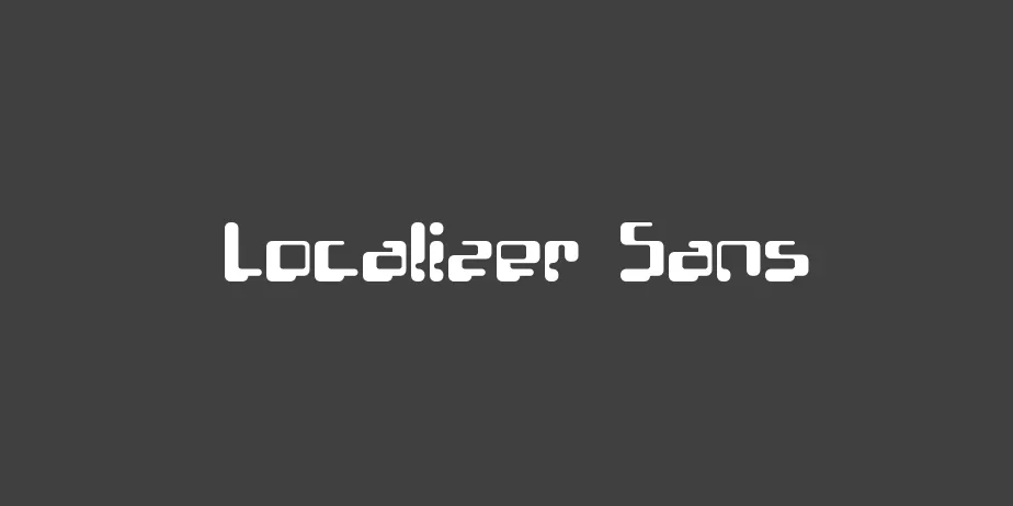 Fonte Localizer Sans