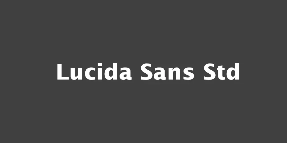 Fonte Lucida Sans Std