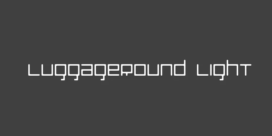 Fonte LuggageRound Light