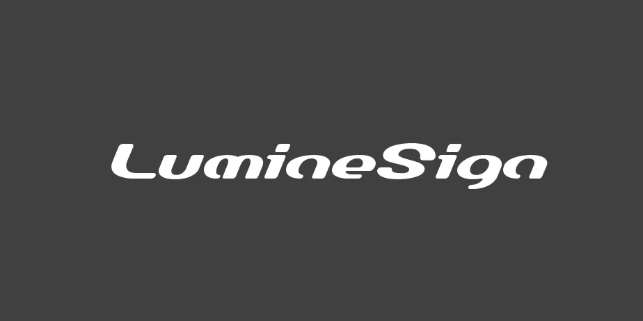 Fonte LumineSign