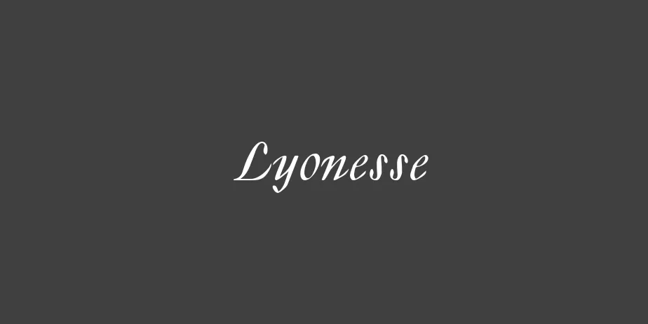 Fonte Lyonesse