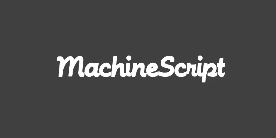 Fonte MachineScript