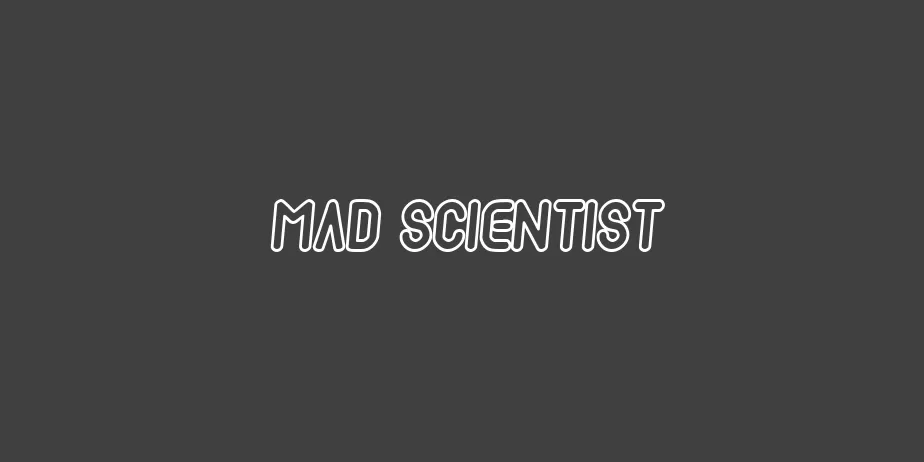 Fonte Mad scientist