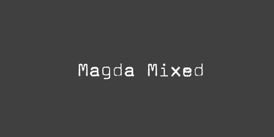 Fonte Magda Mixed