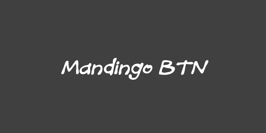 Fonte Mandingo BTN