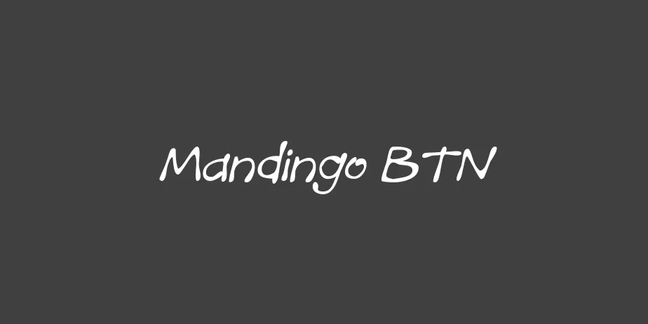 Fonte Mandingo BTN