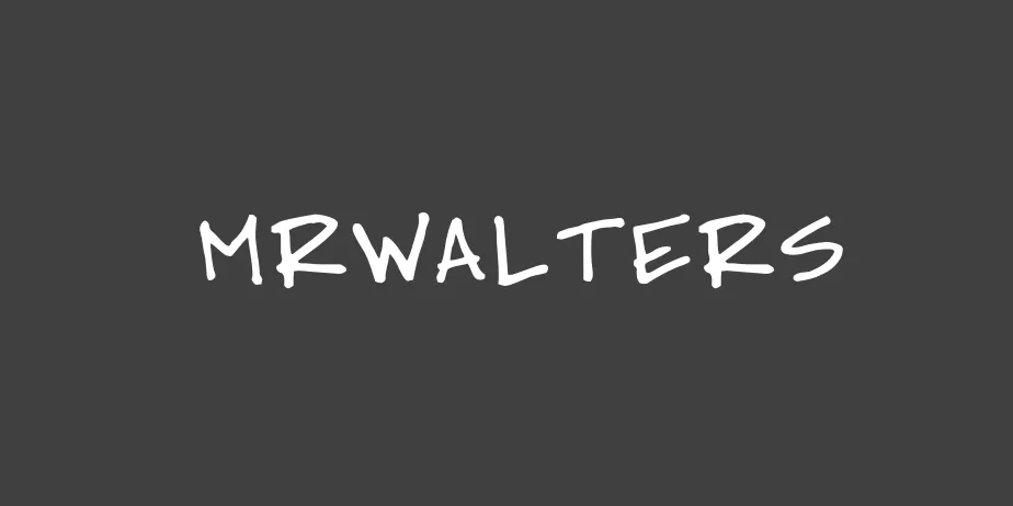 Fonte MrWalters