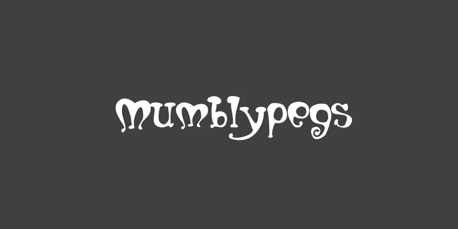 Fonte Mumblypegs