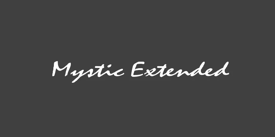 Fonte Mystic Extended