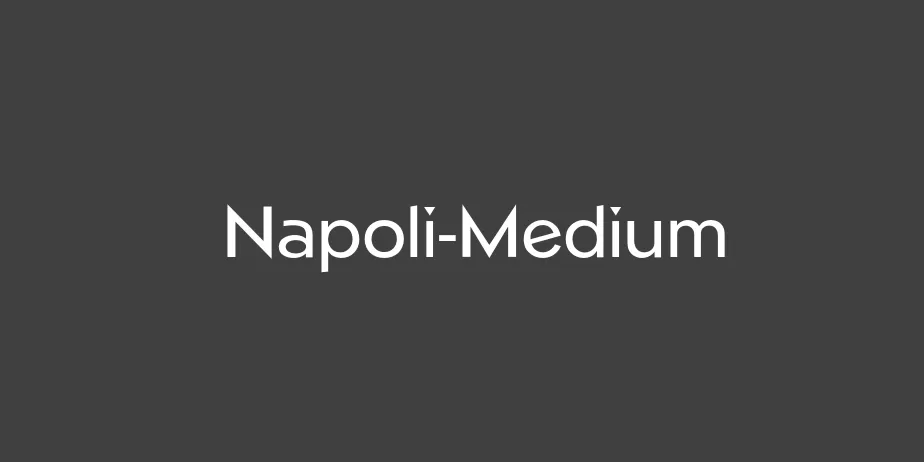 Fonte Napoli-Medium