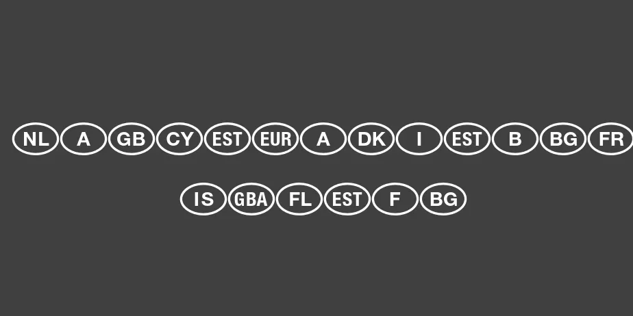 Fonte NationalCodes Europe