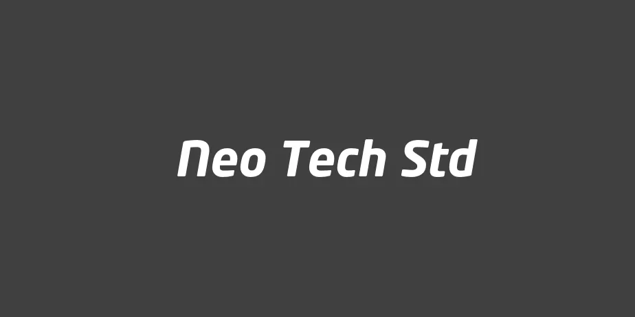 Fonte Neo Tech Std