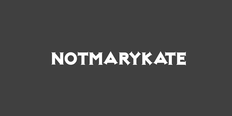 Fonte NotMaryKate