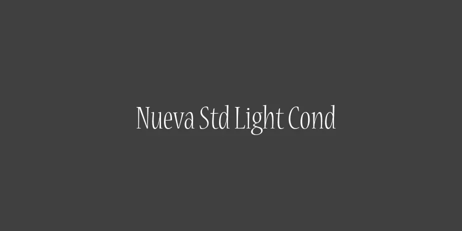 Fonte Nueva Std Light Cond