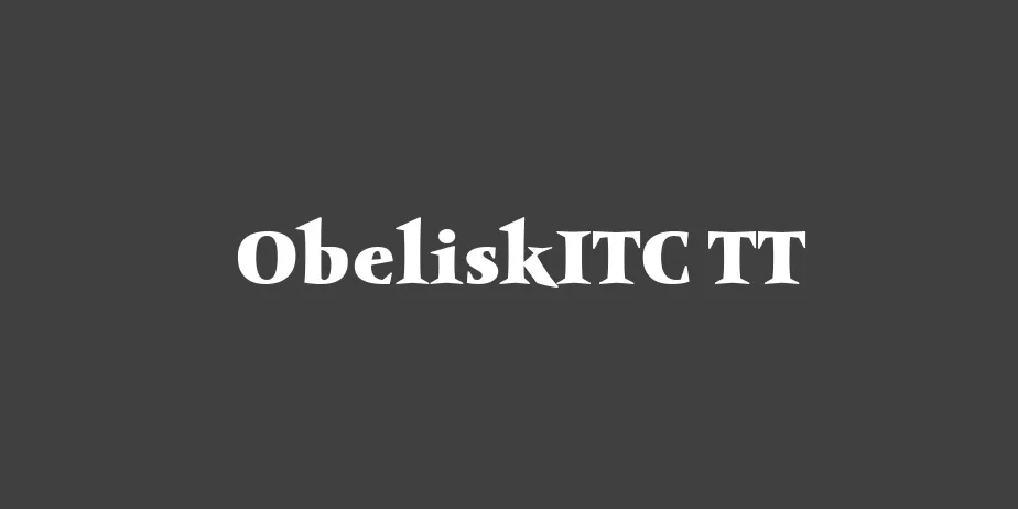 Fonte ObeliskITC TT