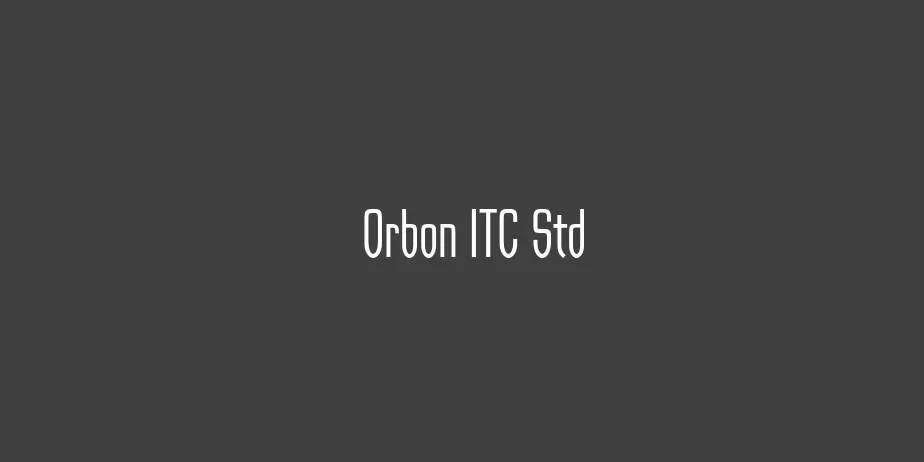 Fonte Orbon ITC Std