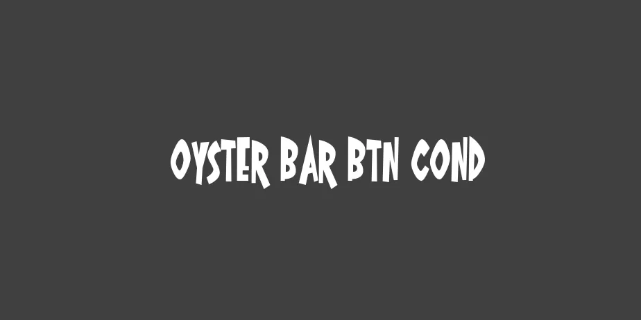 Fonte Oyster Bar BTN Cond