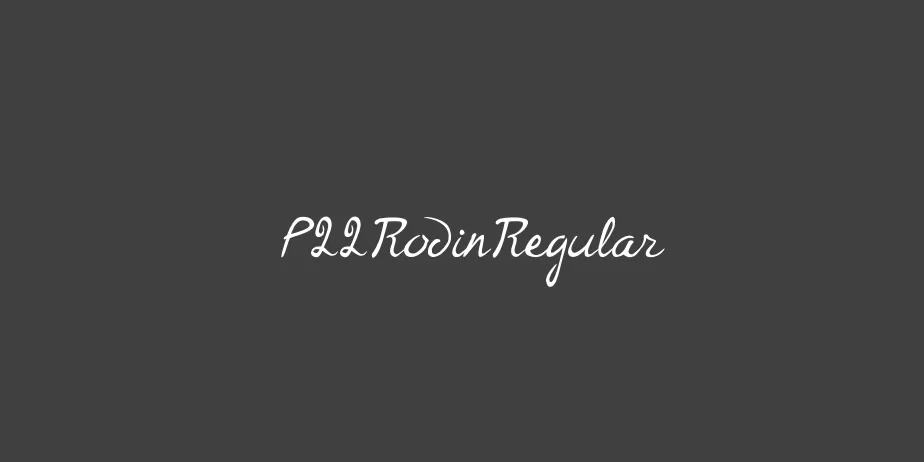 Fonte P22RodinRegular