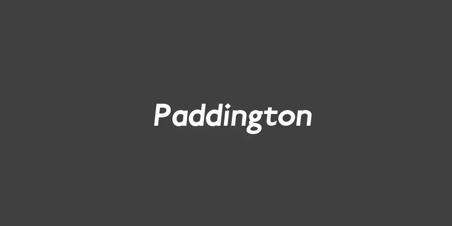 Fonte Paddington