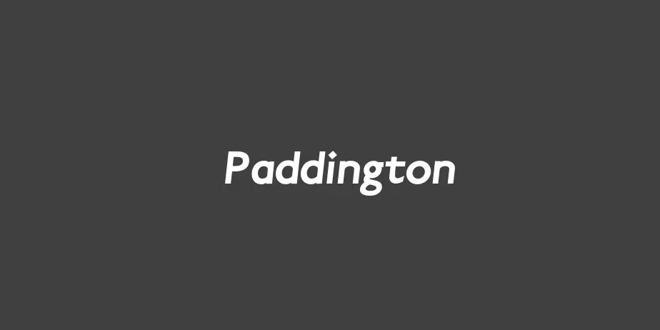 Fonte Paddington