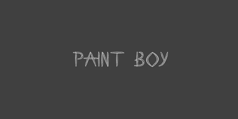 Fonte Paint Boy