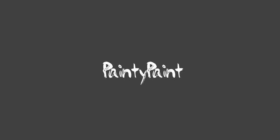 Fonte PaintyPaint