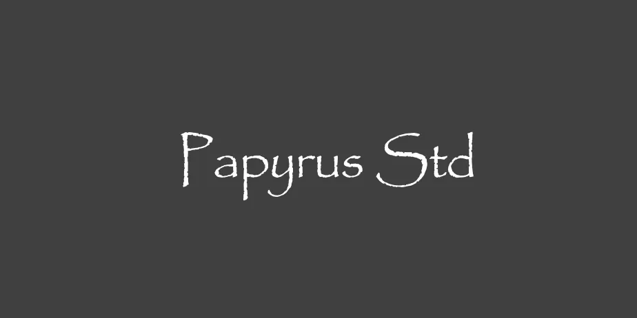 Fonte Papyrus Std