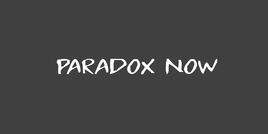 Fonte Paradox Now