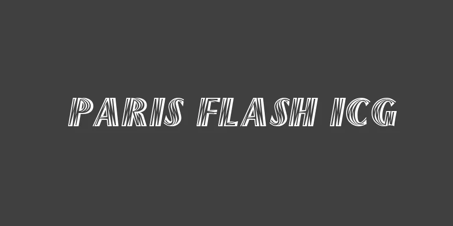 Fonte Paris Flash ICG