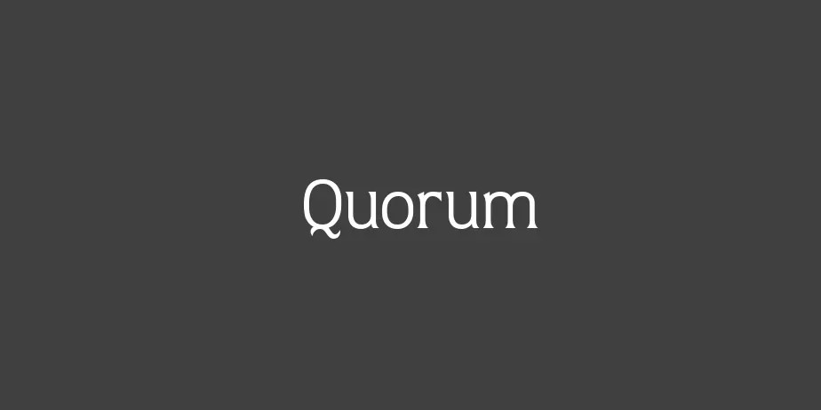 Fonte Quorum