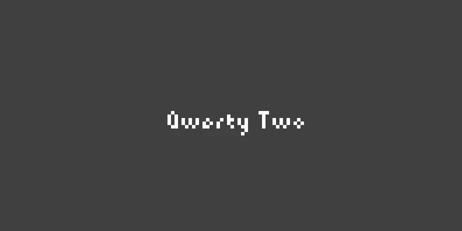 Fonte Qwerty Two