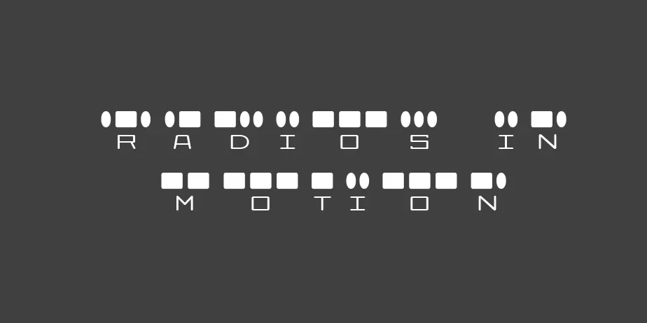 Fonte Radios in Motion