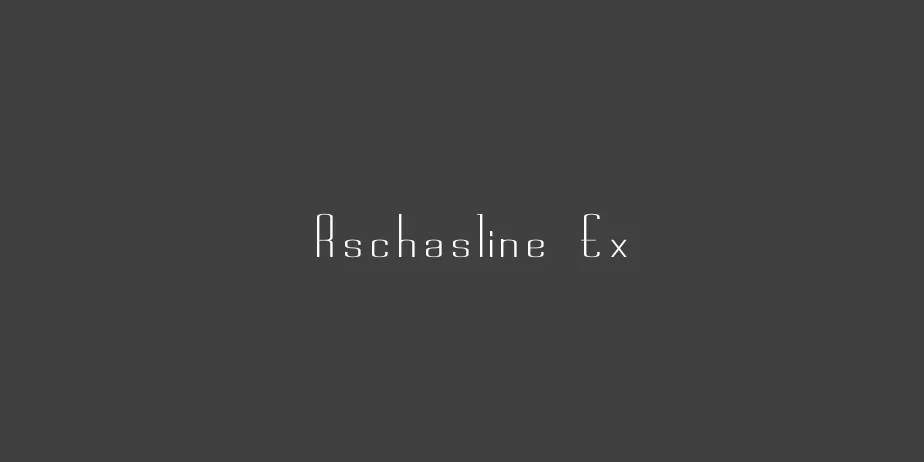 Fonte Rschasline Ex