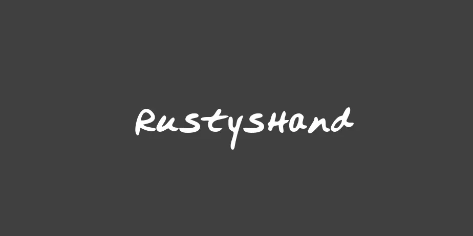 Fonte RustysHand