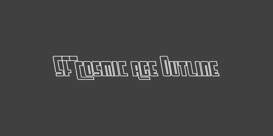 Fonte SF Cosmic Age Outline