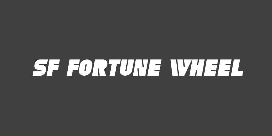 Fonte SF Fortune Wheel
