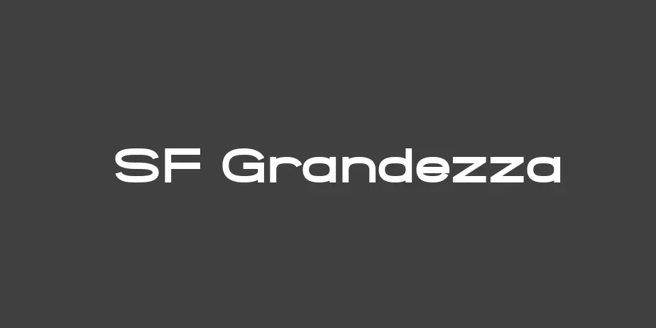 Fonte SF Grandezza