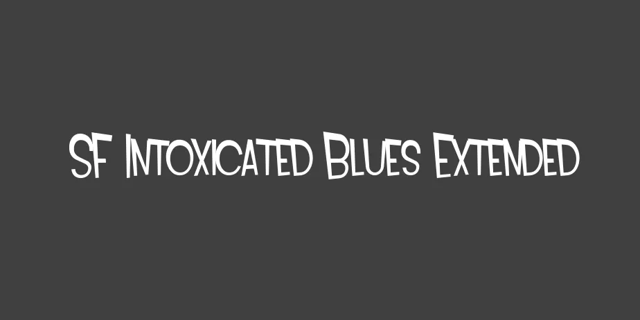 Fonte SF Intoxicated Blues Extended