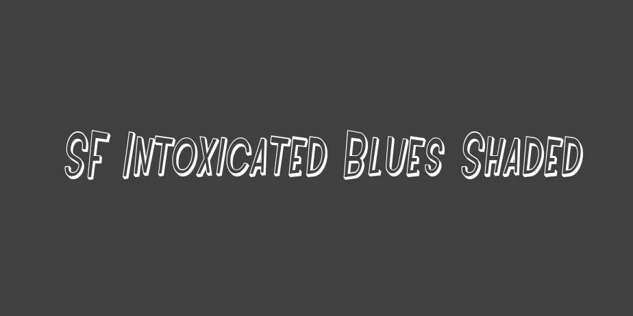 Fonte SF Intoxicated Blues Shaded