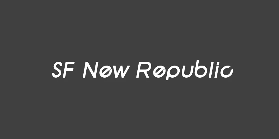 Fonte SF New Republic