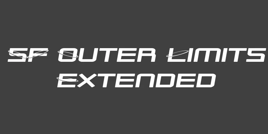 Fonte SF Outer Limits Extended