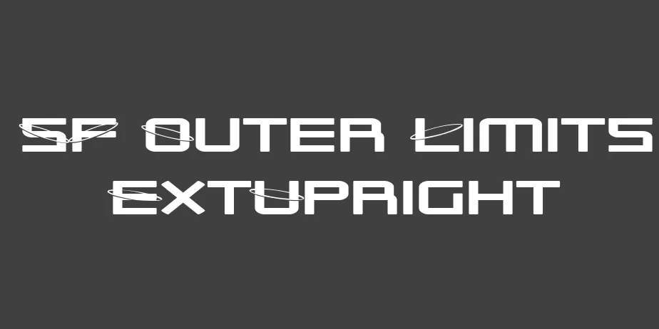 Fonte SF Outer Limits ExtUpright