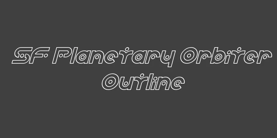 Fonte SF Planetary Orbiter Outline