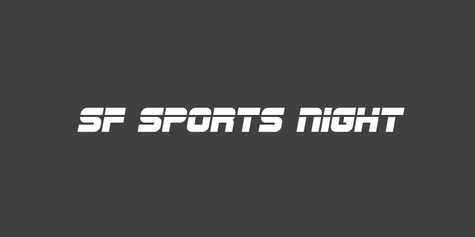 Fonte SF Sports Night