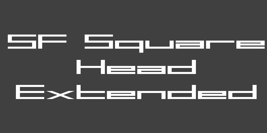 Fonte SF Square Head Extended