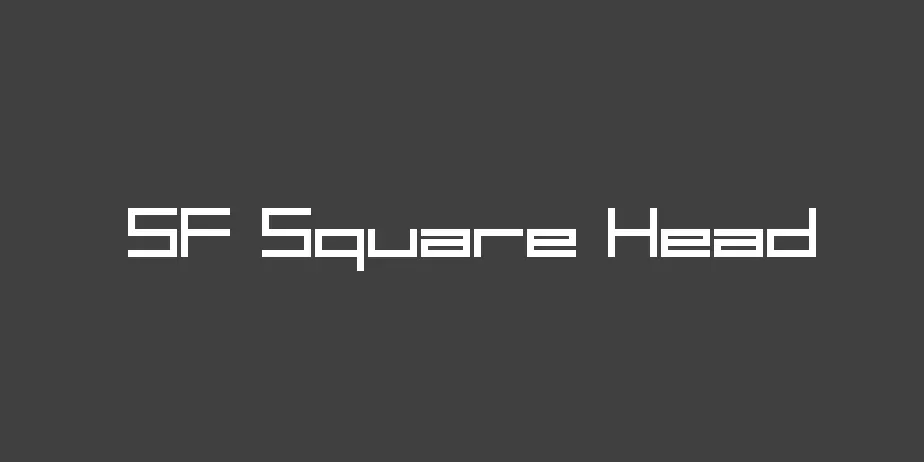 Fonte SF Square Head