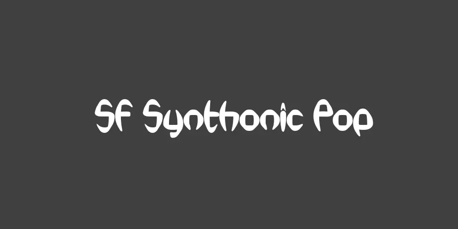 Fonte SF Synthonic Pop