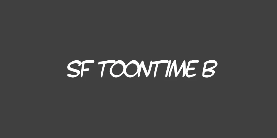 Fonte SF Toontime B