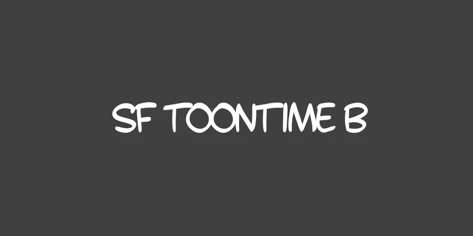 Fonte SF Toontime B