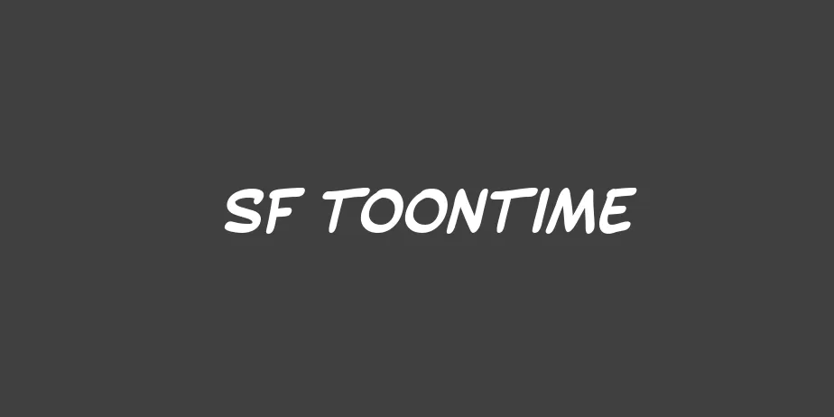 Fonte SF Toontime